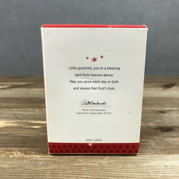 Hallmark Godchild Keepsake Holiday Christmas Ornament 2013 Ruth Donikowski - Picture 6 of 7